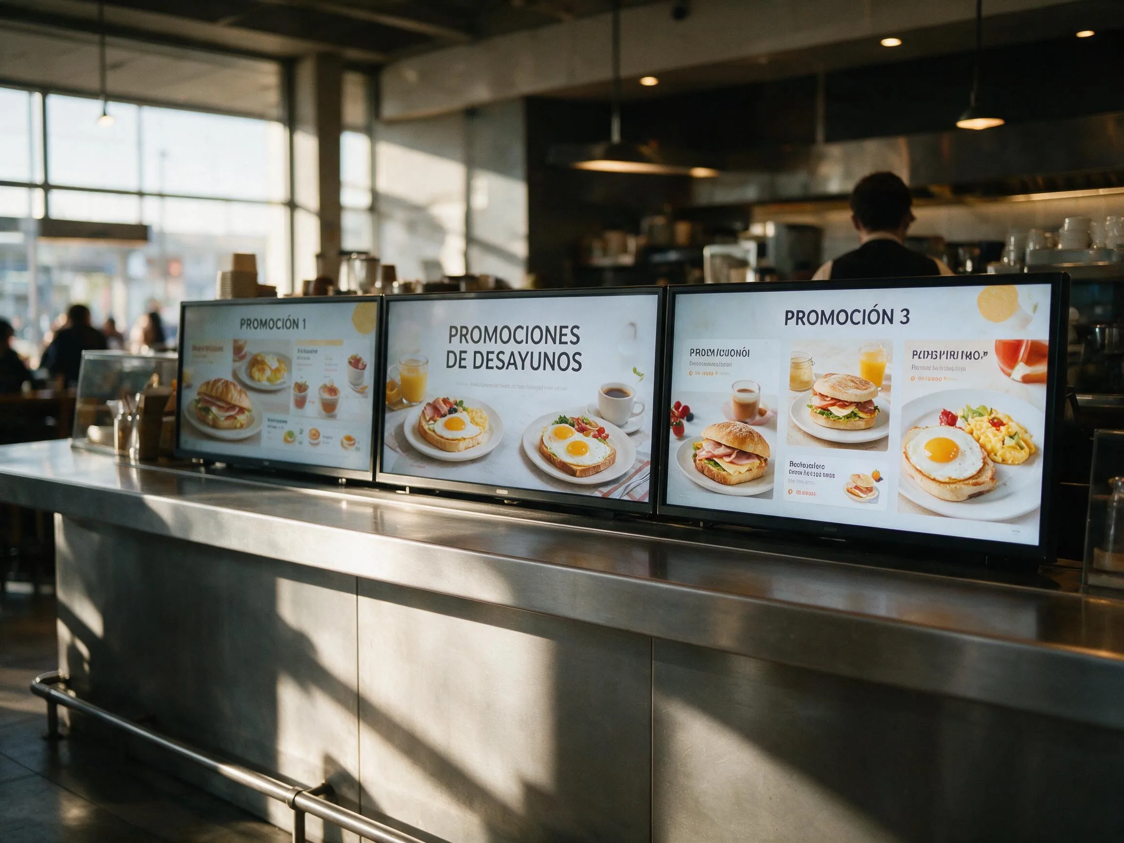 Carta y promos en cafetería